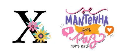 Estampa pronta X(1) para caneca personalizada