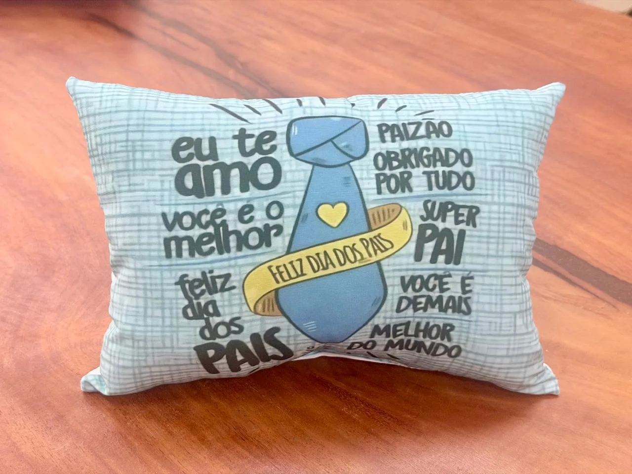 Almofada personalizada bbell: Almofada decorativa personalizada presente criativo dia dos pais