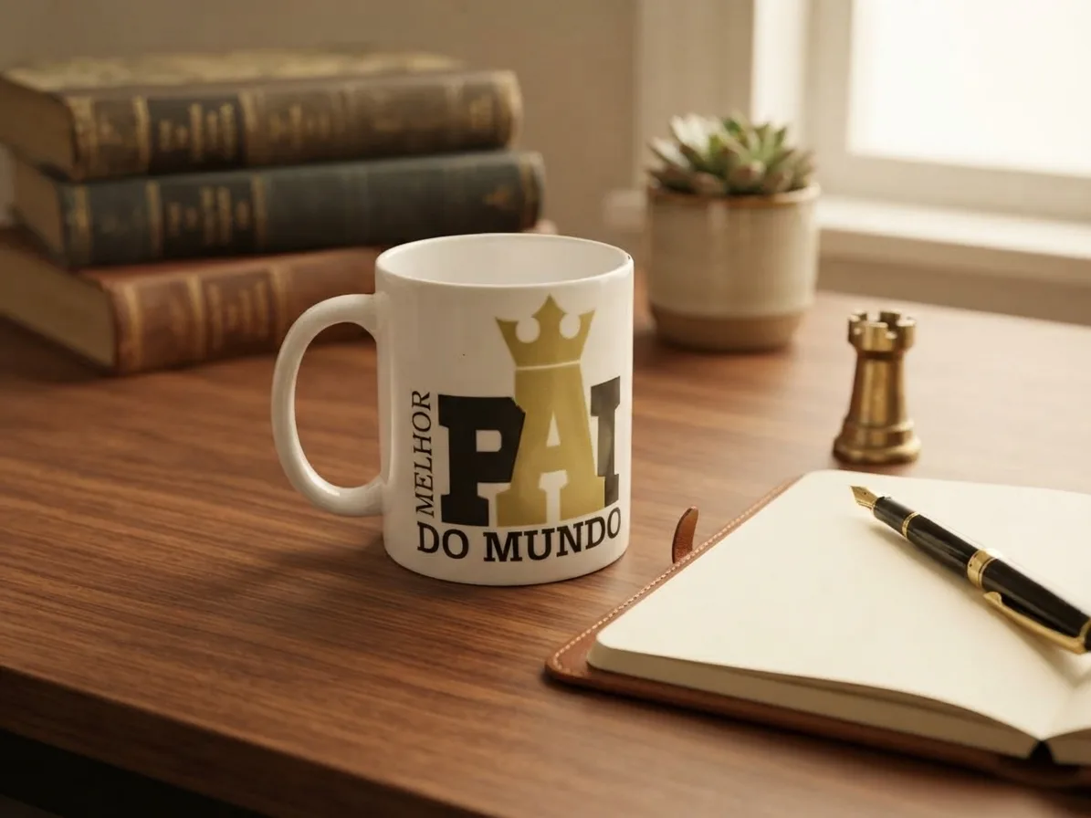 Caneca de porcelana presente criativo para o melhor pai do mundo